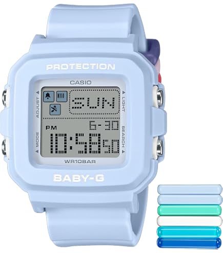 Amazon.com: Casio Watch Baby-G Bebiji Jimizu Solar Radio MSG-W100